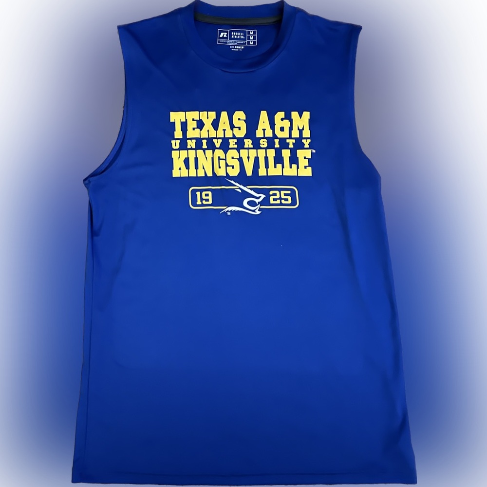 Men’s Russell Athletic Texas A&M University-Kingsville Tank Top - Medium (M)